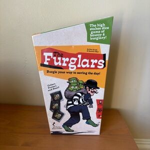 The FURGLARS Board Game by BANANAGRAMS New in box sealed furry dice Games